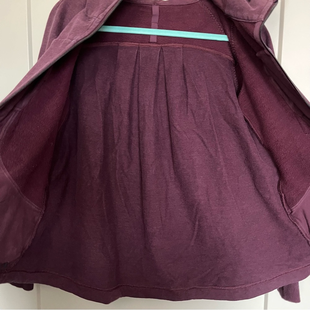 Lululemon Pleat to Street Purple Full Zip Hoodie Jacket with Pull Tag - Picture 11 of 16